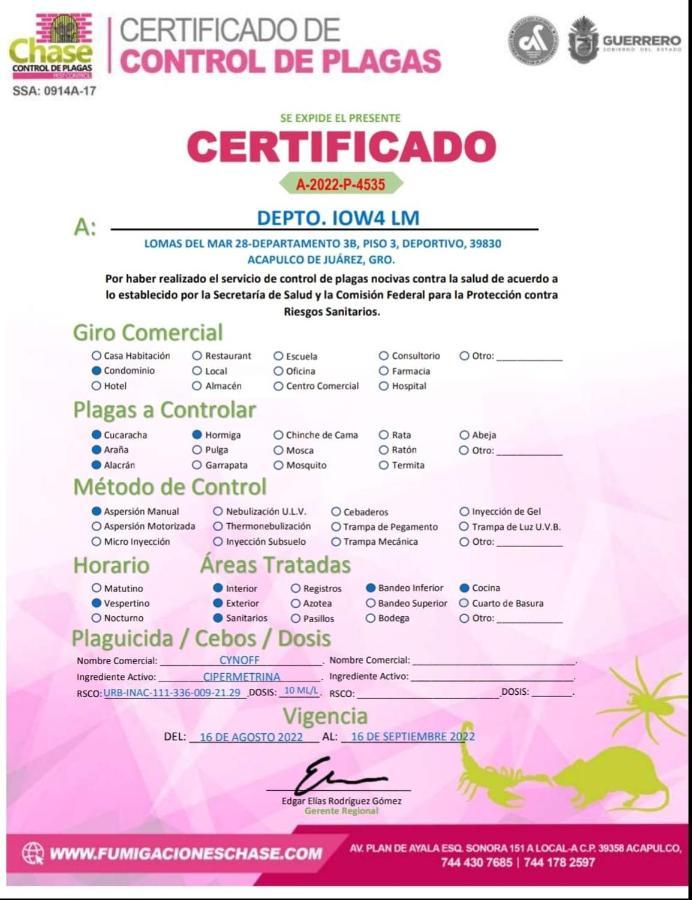 Iow4 Lm Yoga Lounge Appartement Acapulco Buitenkant foto